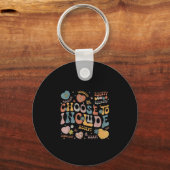 Porte-clés Choisir D'Inclure Inclusion Matters Autism Enseign (Recto)