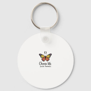 Porte-clés Choisissez la vie Suicide Awareness Libellule Colo