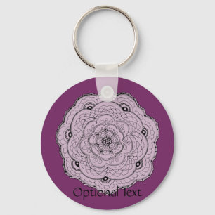 Porte-clés Choisissez Votre Propre Couleur Lacy Crochet Doily