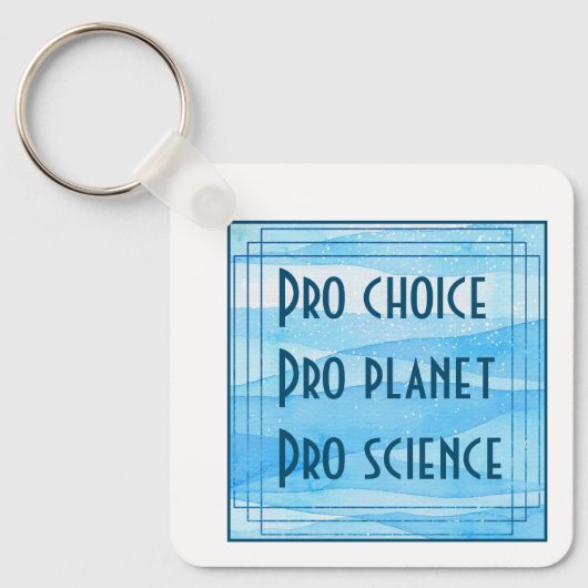 Porte-clés Choix pro Pour la planète Pour la science (Recto)