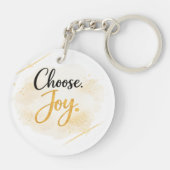 Porte-clés Choose Joy Acrylic Keychain (Dos)