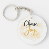 Porte-clés Choose Joy Acrylic Keychain (Devant)