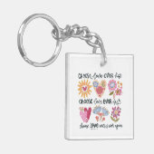 Porte-clés Choose love over hate. Choose love over fear. (Devant gauche)