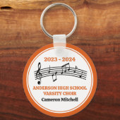 Porte-clés Chorale du lycée d'Orange personnalisée (Recto)