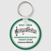 Porte-clés Chorale Green High School personnalisée (Recto)