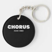 Porte-clés Chorus - Vibes de musique (Dos)