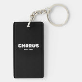 Porte-clés Chorus - Vibes de musique (Dos)