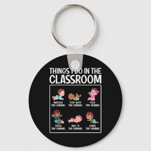 Porte-clés Chose Maternelle Enseignant Chose Que Je Fait Dans