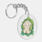 Porte-clés Chou-fleur Kawaii (Devant gauche)