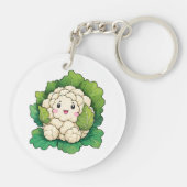 Porte-clés Chou-fleur Kawaii (Dos)