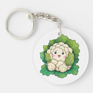 Porte-clés Chou-fleur Kawaii