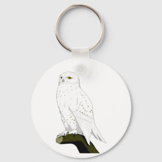 Porte-clés Chouette à neige