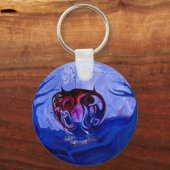 Porte-clés Chouette bleue (Recto)