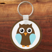 Porte-clés Chouette bleue (Recto)