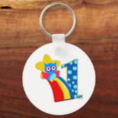 Porte-clés Chouette d'anniversaire (Recto)