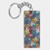 Porte-clés Chouette dans la couronne (Devant gauche)