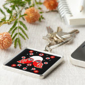 Porte-clés Chouette d'art populaire (Côté)