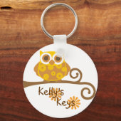 Porte-clés Chouette d'automne (Recto)