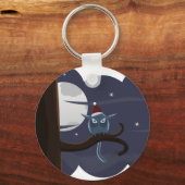 Porte-clés chouette de noël effrayant (Recto)