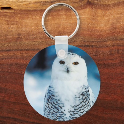 Porte-clés Chouette des neiges (Recto)