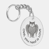 Porte-clés Chouette dont vous avez besoin Porte - clé (Devant gauche)