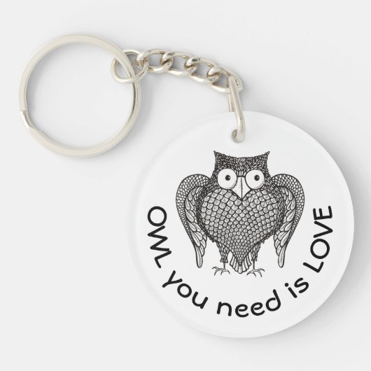 Porte-clés Chouette dont vous avez besoin Porte - clé (Devant)