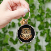 Porte-clés Chouette d'or pour Halloween, Thanksgiving, Automn (Main)