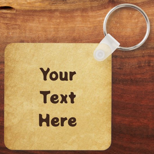 Porte-clés Chouette du cône de pin (Verso)