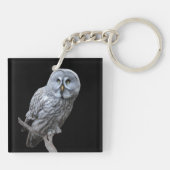 Porte-clés Chouette grise (Dos)