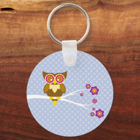 Porte-clés Chouette mignonne (Recto)