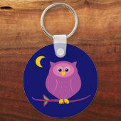 Porte-clés Chouette pourpre (Recto)