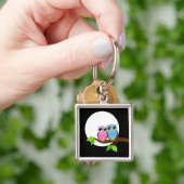 Porte-clés Chouette romantique (main)