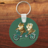 Porte-clés Chouettes à vélo (Recto)