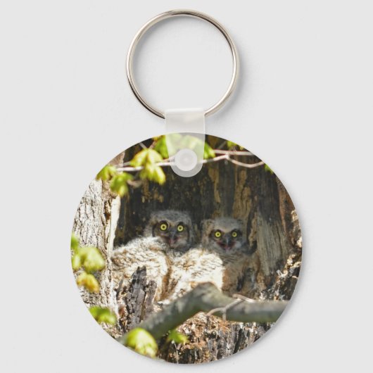 Porte-clés Chouettes pour bébés (Recto)