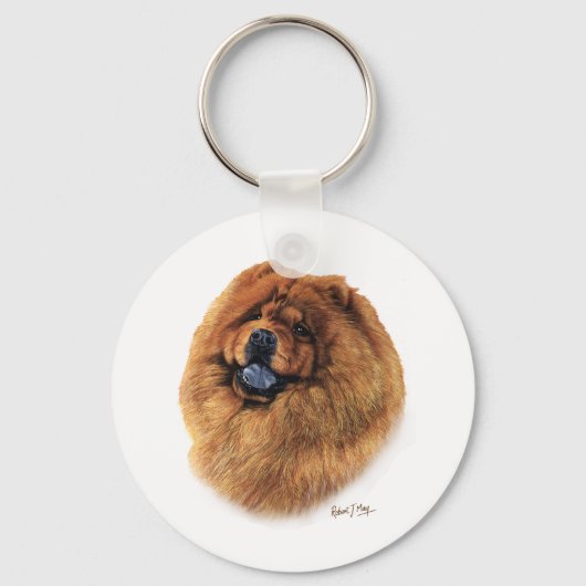 Porte-clés Chow Chow (Recto)