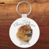 Porte-clés Chow Chow Maman (Recto)
