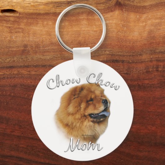 Porte-clés Chow Chow Maman (Recto)