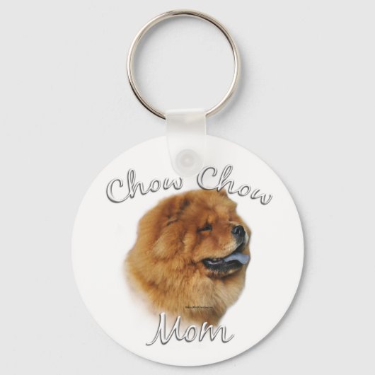 Porte-clés Chow Chow Maman (Verso)