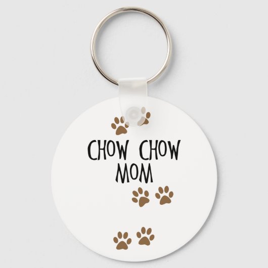 Porte-clés Chow Chow Maman (Recto)