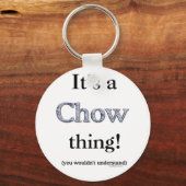 Porte-clés Chow Chow Thing (Recto)