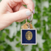 Porte-clés chrétien Linceul de Turin (main)