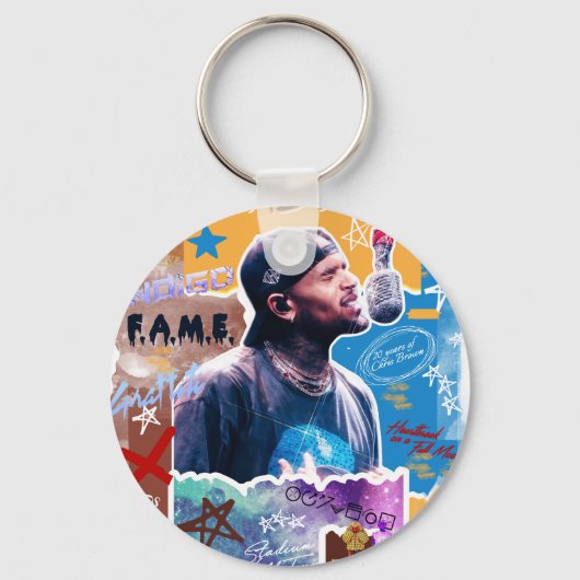 Porte-clés Chris Brow (Recto)