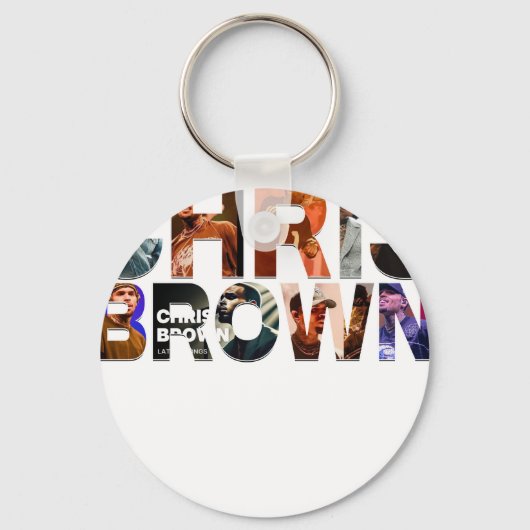 Porte-clés Chris Brown tex (Recto)