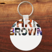 Porte-clés Chris Brown tex (Recto)