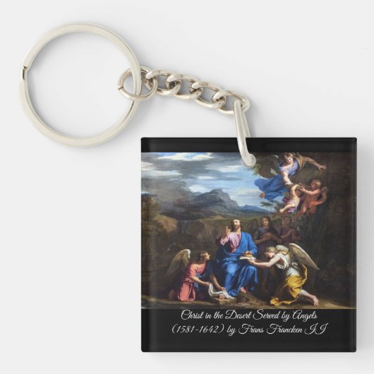 Porte-clés Christ dans le désert (Devant)