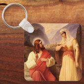 Porte-clés Christ et Samaritain par Christian Schleisner (Recto)
