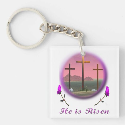 Porte-clés Christ ressuscité (Devant)