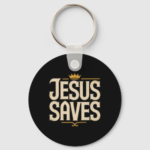 Porte-clés Christan Jésus économise Premium
