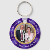 Porte-clés Christian, 50e anniversaire de mariage Favoriser l (Recto)