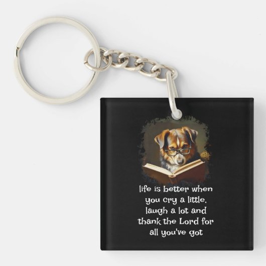 Porte-clés Christian Advice Fun Wise Doing Life (Devant)